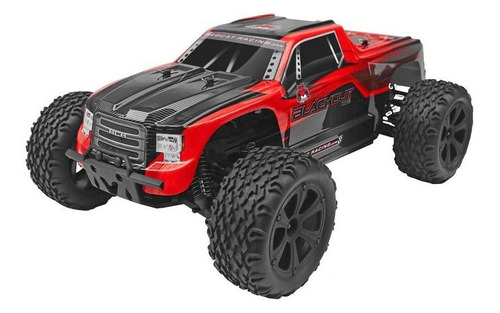 1/10 Blackout Xte 4wd Monster Truck Cepillado Rtr, Rojo Ccm