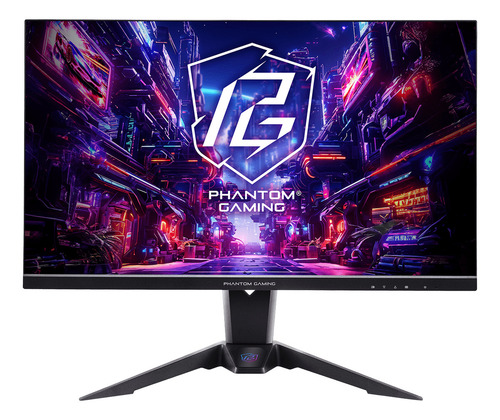 Monitor Gamer Asrock Phantom Gaming Pg27qft2a De 27 Pulgadas 2k (2560x1440) QHD Ips Display 180hz Hdr 400 - Incluye Antena Wifi