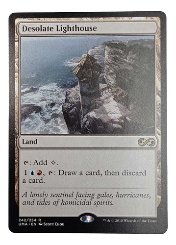 Carta Magic Desolate Lighthouse [ultimate Masters] Mtg Land