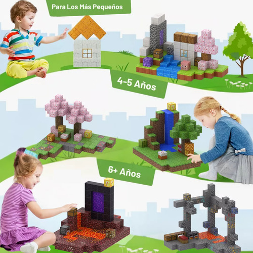 Bloques De Construcción Juguete De Tipo Minecraf 128pcs 128 03-world Of Mortals