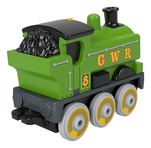Tren Duck Thomas Y Sus Amigos Metal Push Along Color Verde Lima