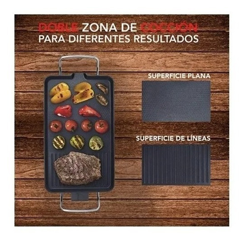 Imagen 5 de 6 de Parrilla Asador Grill Rca Rc-45 Antiadherente