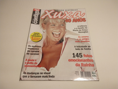 Revista Contigo Edição Histórica Xuxa 40 Anos - Lacrada