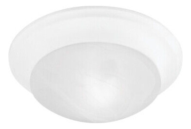 Livex Lighting 7301-03 Omega 1 Light White Ceiling Mount Oaa