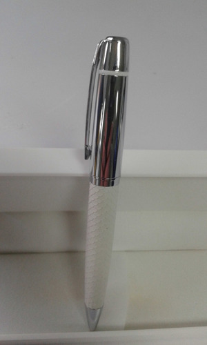 Boligrafo Papyrus ,metal Con Estuche, Excelente, Grabado