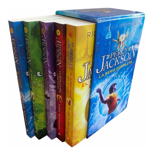 Pack Percy Jackson Serie Completa (5 Tomos) / Rick Riordan