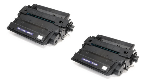 2x Cartucho De Toner Comp Ce255x M521dn Preto 12.5k