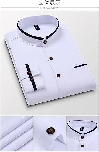 Camisa cuello mao hombre chile sale