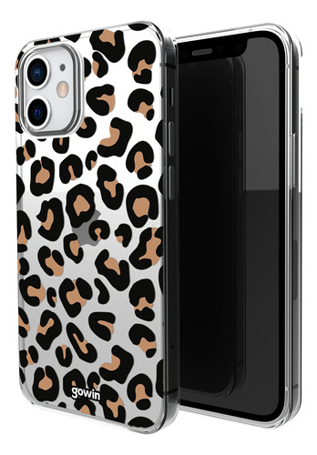 Funda Para iPhone Doble Capa Uso Rudo Animal Print Gowin