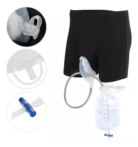 Orinal Sin Agua Para Hombres Con Tapa – Urinario De Pared Portátil Con Manguera Ajustable, Sin Olor, Fácil Instalación Adhesiva, Ideal Para Casa, Jardín O Camping