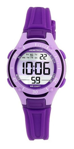 Reloj De Mano Para Mujer Armitron Sport Reloj Morado Con Cro