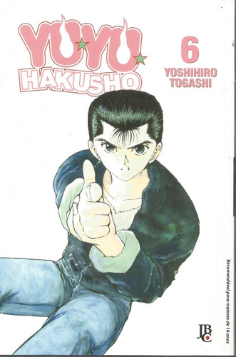 Yu Yu Hakusho Nº 06 - 2ª Série - Editora Jbc - Capa Mole - 2015 Bonellihq 6 Cx38 E19
