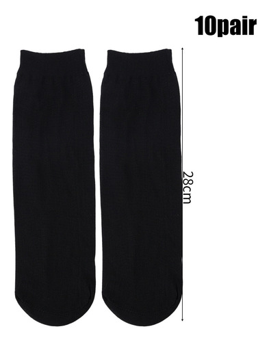 10 Pares De Calcetines Casuales De Algodón Para Hombre, De T