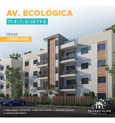 Proyecto Con Bono Vivienda En La Av Ecologica, Santo Domingo Este