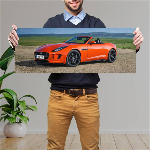 Cuadro 30x80cm Auto 2013 Jaguar F Type V8 S Uk 3 338