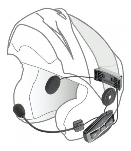 Intercomunicador Interphone U-com2tp ( Kit 2 Capacetes ) @