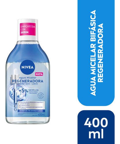 Nivea Agua Micelar Bifásica Regeneradora 400ml