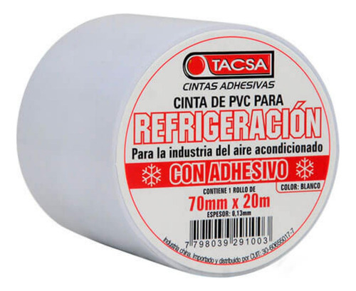 Cinta De Pvc Con Adhesivo  Para Caños De Aire Acondicionado