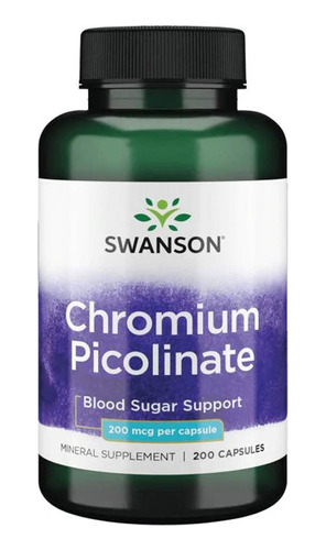 Chromium Picolinate - Swanson - 200 Servicios
