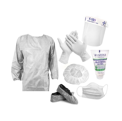 Kit Sanitario N°2: Proteccion Completa Descartable + Higiene