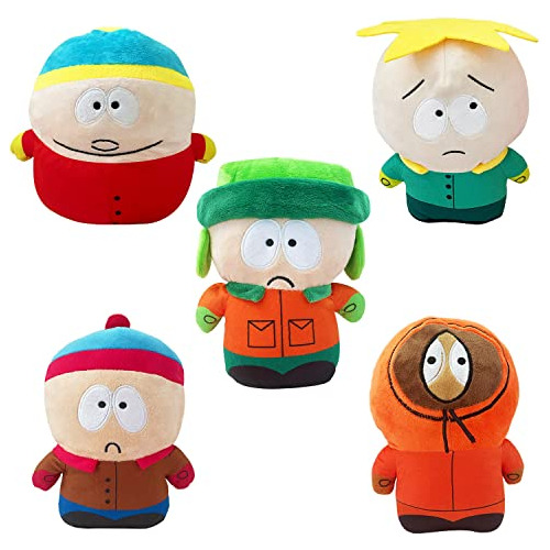 Aeojoy 5pcs South North Park Peluches, 8ni Kyle Cartman Kenn