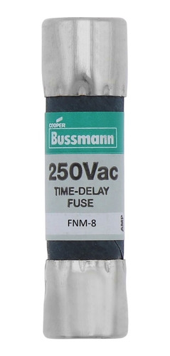 Bussman Fusible Fibra Fusetron Retar 250v 8 Amps Fnm-8