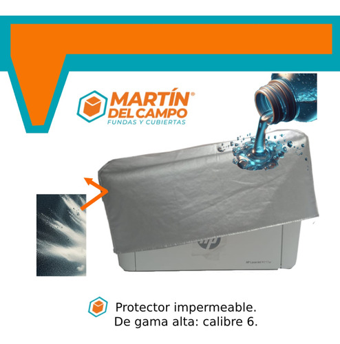 Funda P/impresora Hp Laser Jet. Protector Vs Agua Y Polvo