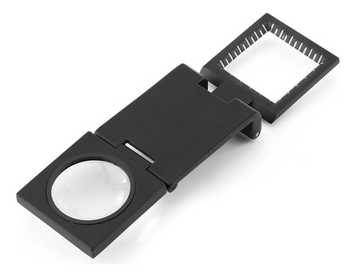 Lupa De 10 X 28 Mm, Tres Plegables, 10 X, Aleación De Zinc