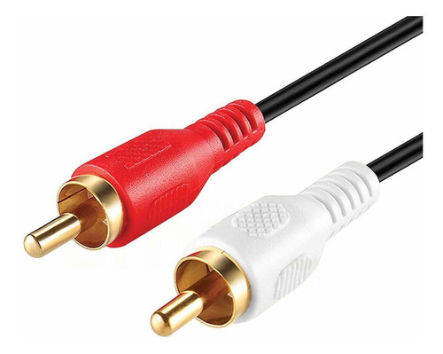 Cmple - 2 Rca Macho A 2 Rca Macho Cable De Audio Estéreo -