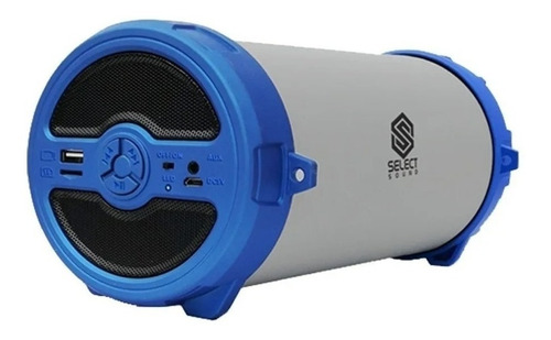 Imagen 1 de 1 de Bocina Select Sound Bazooka BT228 con bluetooth azul 