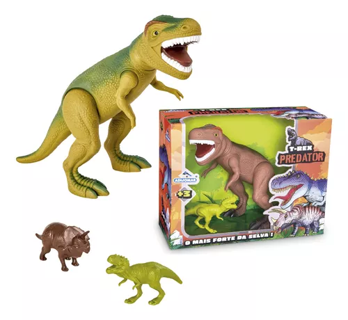 Boneco WILD PREDATORS Dinossauro T-Rex (3 anos - 37x12x30,5 cm