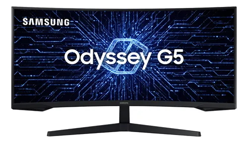 Monitor Gamer Curvo Samsung Odyssey 34" G5 165 Hz 1ms Ultrawide P...
