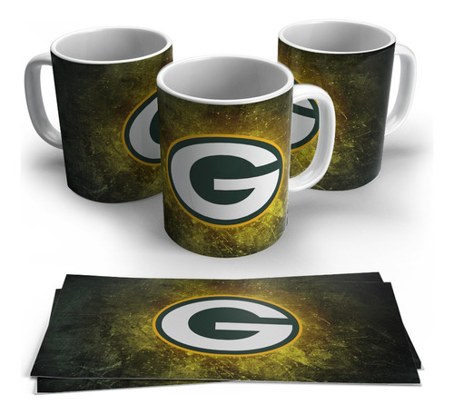 Taza Cerámica 11 Oz Nfl Packers Green Bay Mod3