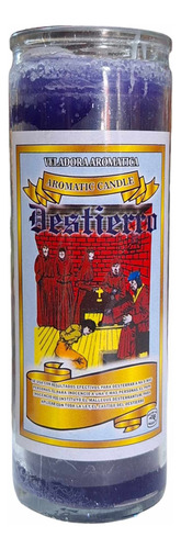 Veladora Destierro Ritualizada Para Alejar, Retiro, Exilio