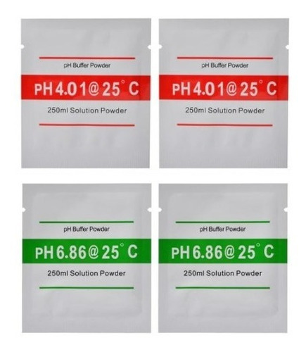 Sobres Polvo Solución De Calibracion Medidor De Prueba De Ph