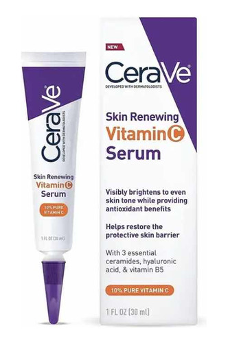 Cerave Serum Facial Vitamin C 10%, / Antioxidante/ Usa/ 30ml