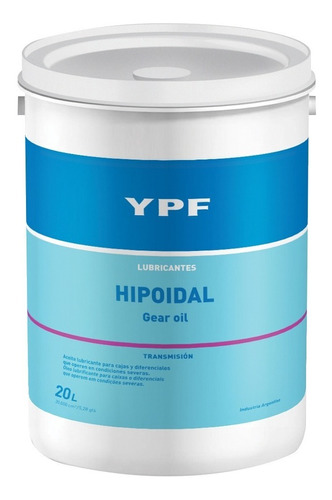 Ypf Aceite Engranajes 85w140 Hipoidal. Balde 20 Litros.