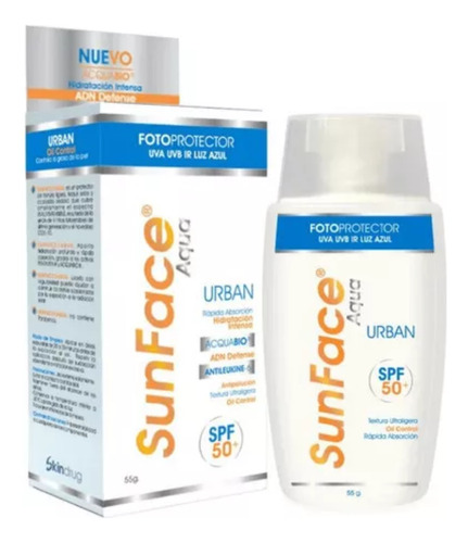 Sunface Aqua Urban Spf 50+ X 55 Gramos - g a $1871