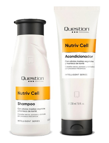 Shampoo + Acondicionador Question Nutriv Cell Cabello Seco 