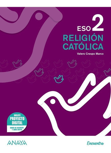 Eso 2 Religion Catolica (and;mur). 2021, De Aa.vv. Editorial Anaya Educacion, Tapa Blanda En Español