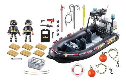 Lancha policia playmobil sale