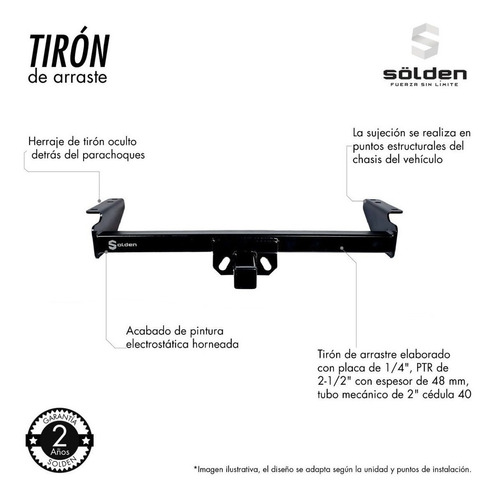 Tirón De Arrastre Jalón Solden L200 Diesel 2016-2019