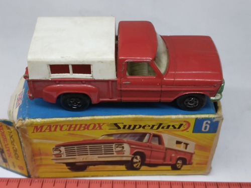 Matchbox Superfast N° 6 Ford F 100 Pick Up Con Caja Original