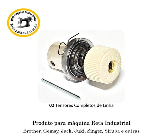 02 Tensores De Linha Completos Para Maquina Reta Industrial
