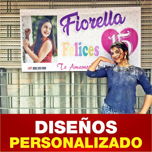 Imagen 1 de 10 de Carteles Pasacalle Egresados 15 Años Pasacalles En El Día!!
