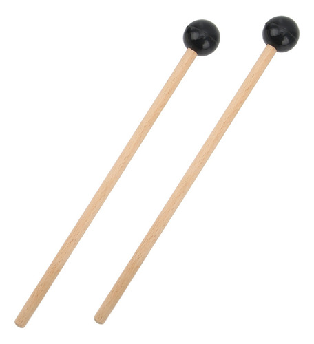 Baqueta 1 Par Lengua Tambor Mazo Palo Instrument