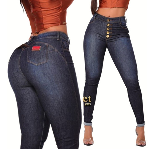 Imagem 2 de 4 de Calça Oxtreet Jeans Feminina C/ Bojo Lançamento Original 7