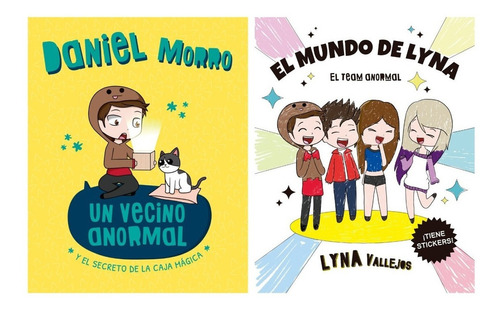 Un Vecino Anormal + Mundo Lyna - 2 Libros Morro Y Vallejos