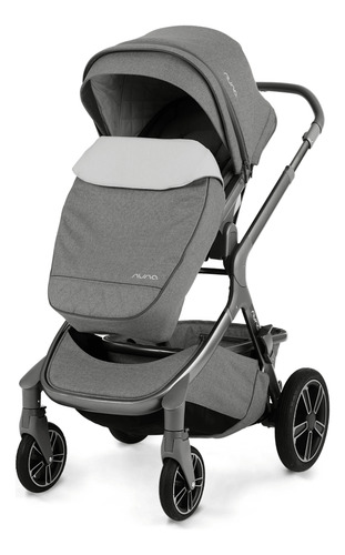 Combo Demi Grow - Carrinho E Moisés - Cinza Threaded - Nuna