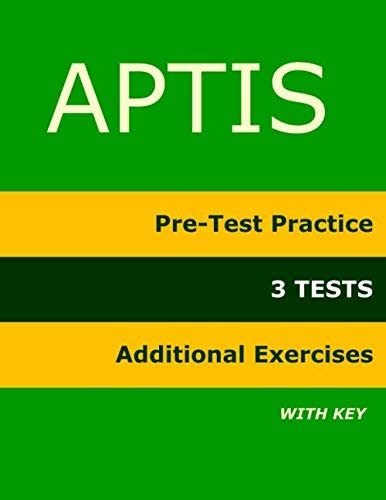 Libro: En Ingles Aptis: Pre-test Practice, 3 Tests, Additio